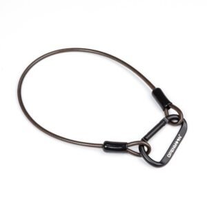 Tape Lanyard - Black, 19"
