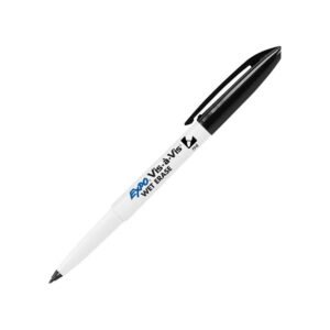 Expo Vis-a-vis Wet Erase Markers - Black, Fine